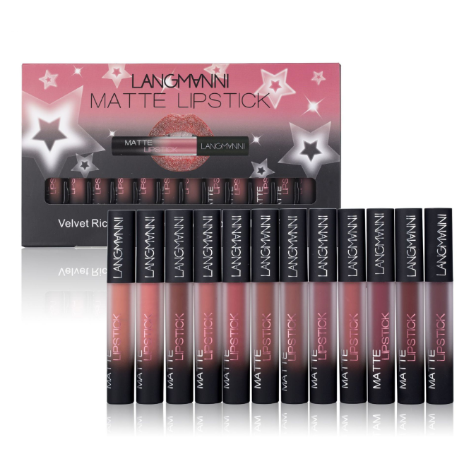 Matte Lipstick Waterproof Long-lasting Velvet Lipstick Set Matte Lipstick Waterproof Long-lasting Velvet Lipstick Set